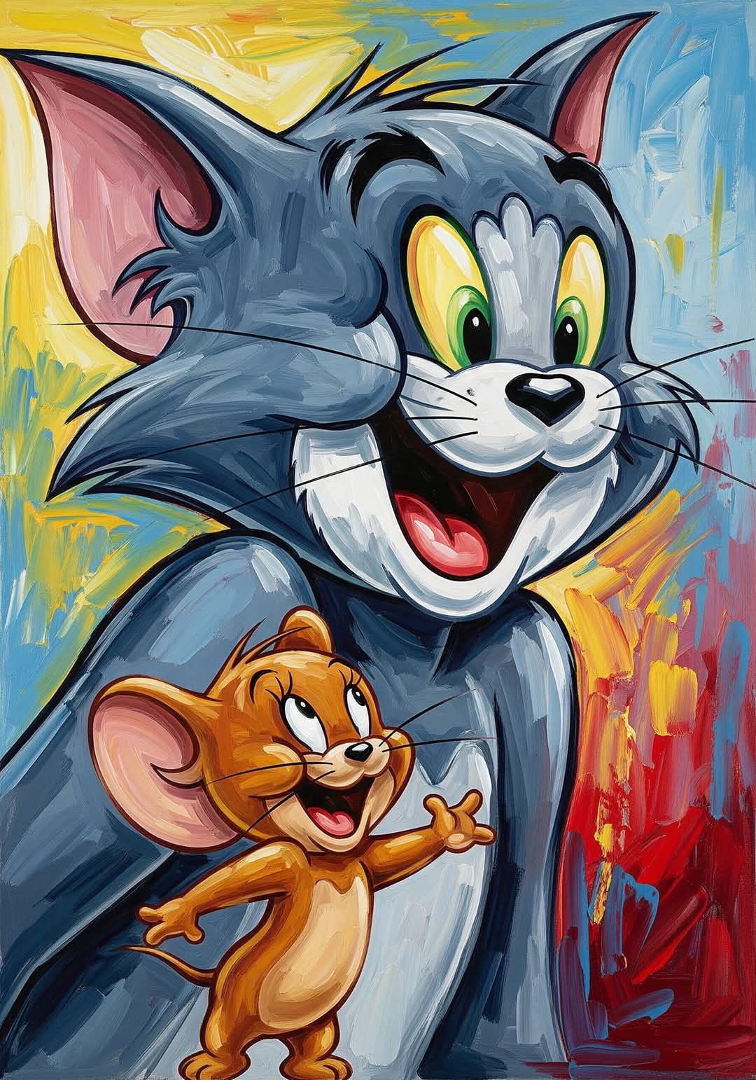 Artist illustrating an original character on a digital tablet